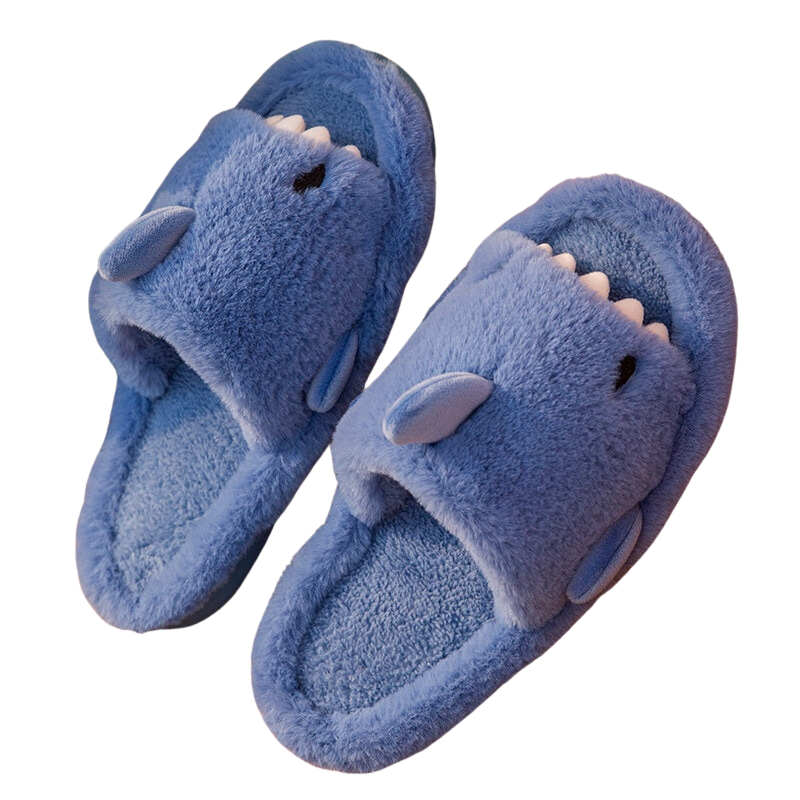 Pantufa de Algodão Estampa Tubarão Comwarm