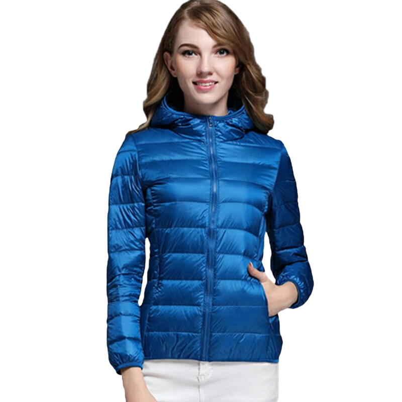 Jaqueta Puffer Feminina Com Capuz Lavaro