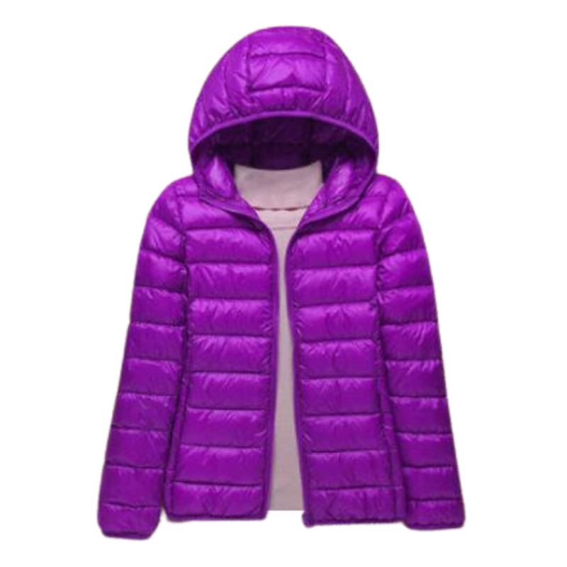 Jaqueta Puffer Feminina Ultra Com Capuz