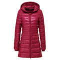 Jaqueta Puffer Feminina Parka Longa