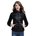 Jaqueta Puffer Feminina Com Capuz Lavaro