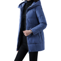 Jaqueta Puffer Feminina - Casual Cinturada com Capuz Vint