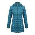 Jaqueta Puffer Feminina Parka Capuz Removível