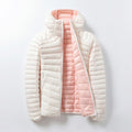 Jaqueta Puffer Feminina - Dupla Face com Capuz Beti