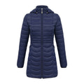 Jaqueta Puffer Feminina Parka Capuz Removível