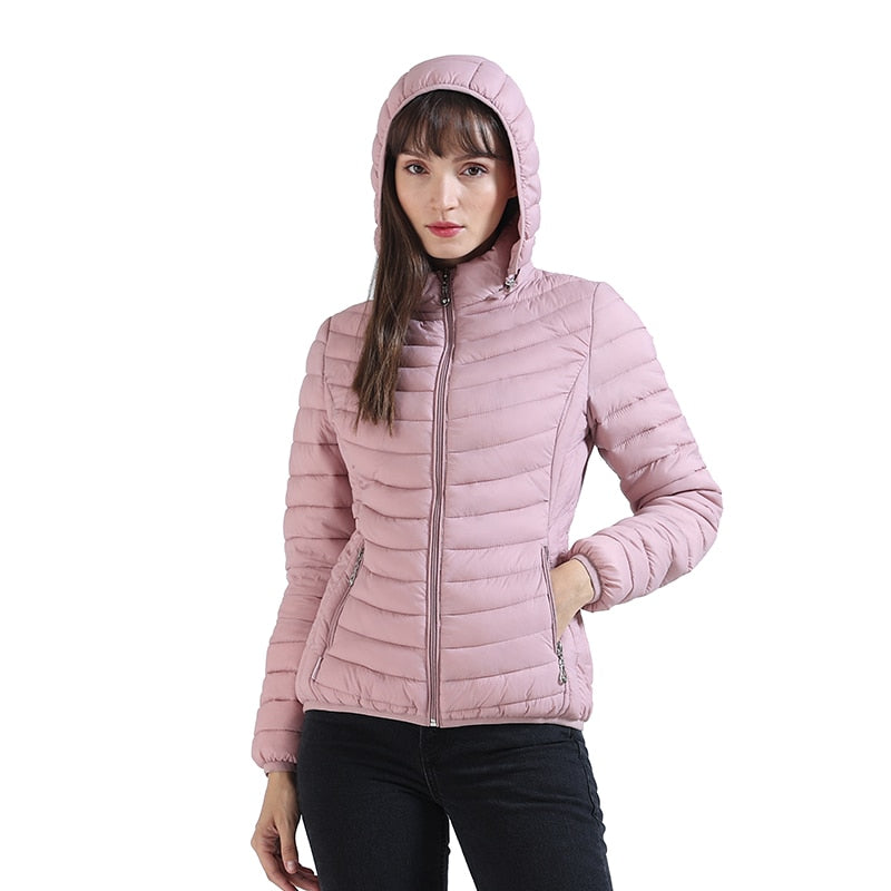 Jaqueta Feminina Puffer Acinturada