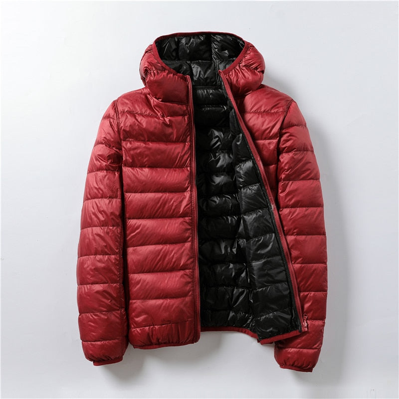 Jaqueta Puffer Feminina - Dupla Face com Capuz Beti