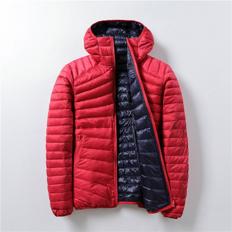 Jaqueta Puffer Feminina - Dupla Face com Capuz Beti