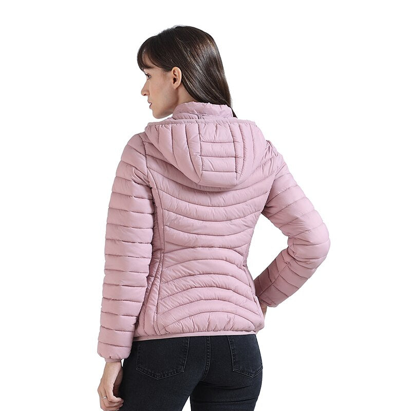 Jaqueta Feminina Puffer Acinturada