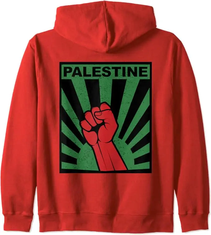 Moletom Palestina Gaza 100% Algodão Unissex Free Palestine