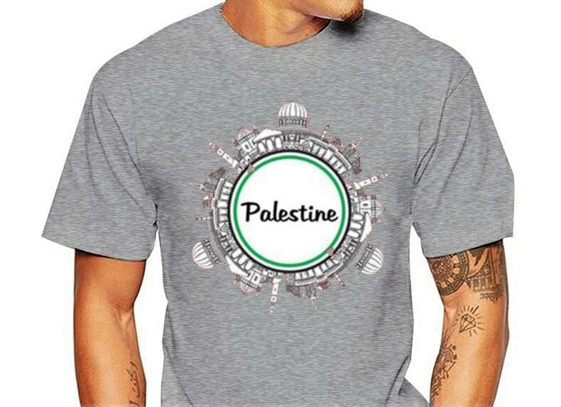 Palestina It's City Gaza  Palestine - Camiseta 100% Algodão