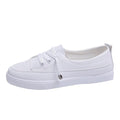 Tênis Feminino Casual Sapatenis Branco Cano Baixo