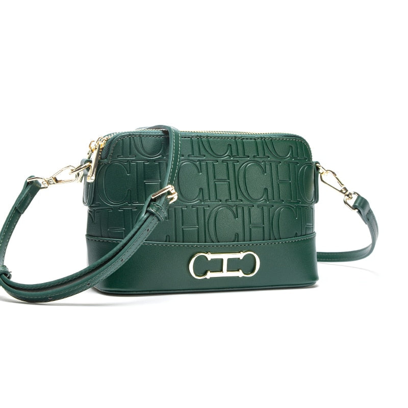 Bolsa Transversal Feminina Tiracolo Verde Square