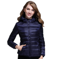 Jaqueta Puffer Feminina Com Capuz Lavaro