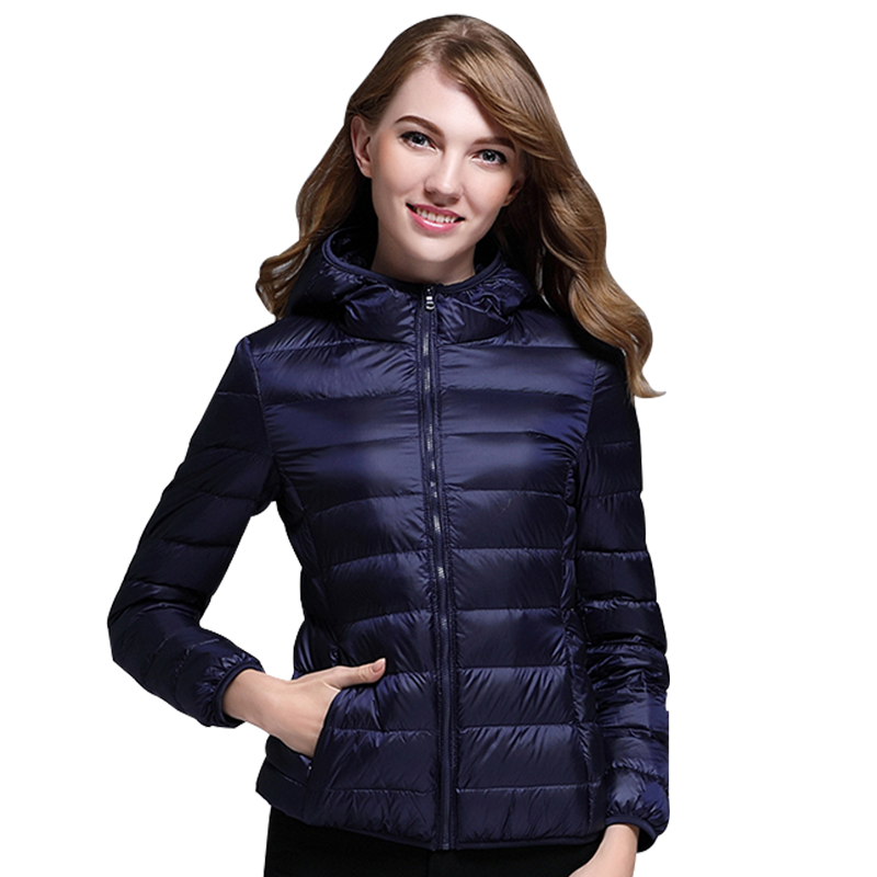 Jaqueta Puffer Feminina Com Capuz Lavaro