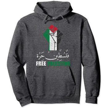 Moletom Palestina Gaza 100% Algodão Unissex Free Palestine Jesuralem