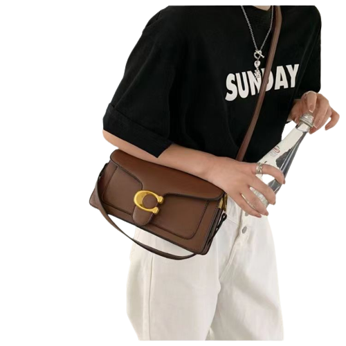 Bolsa Transversal Feminina Tiracolo Dark Brown