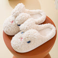 Pantufa de Algodão Estampa Coelho Comwarm