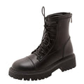 Botas Plataforma Tratorada de Couro Malemonkey