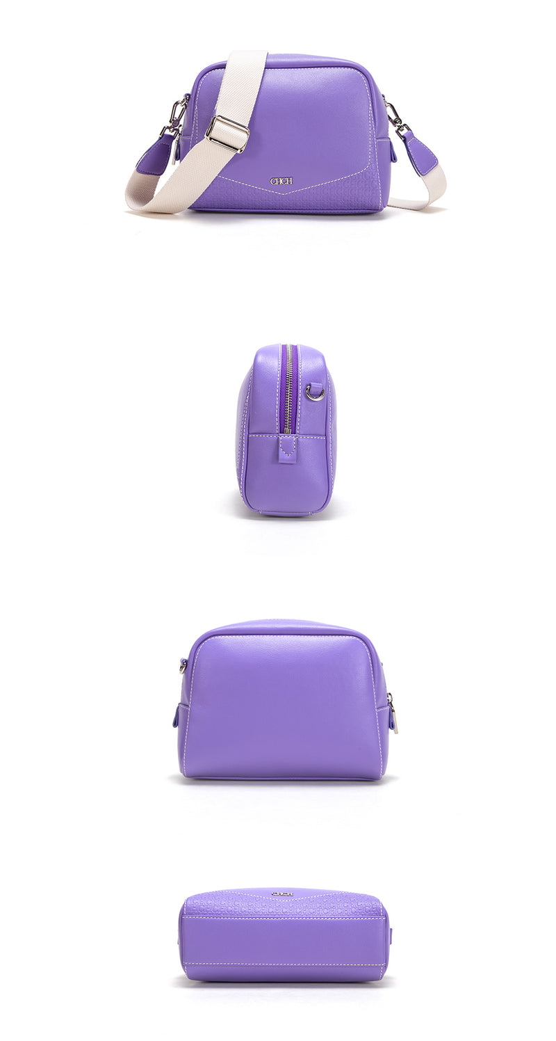 Bolsa Transversal Feminina Tiracolo Roxo Ayla