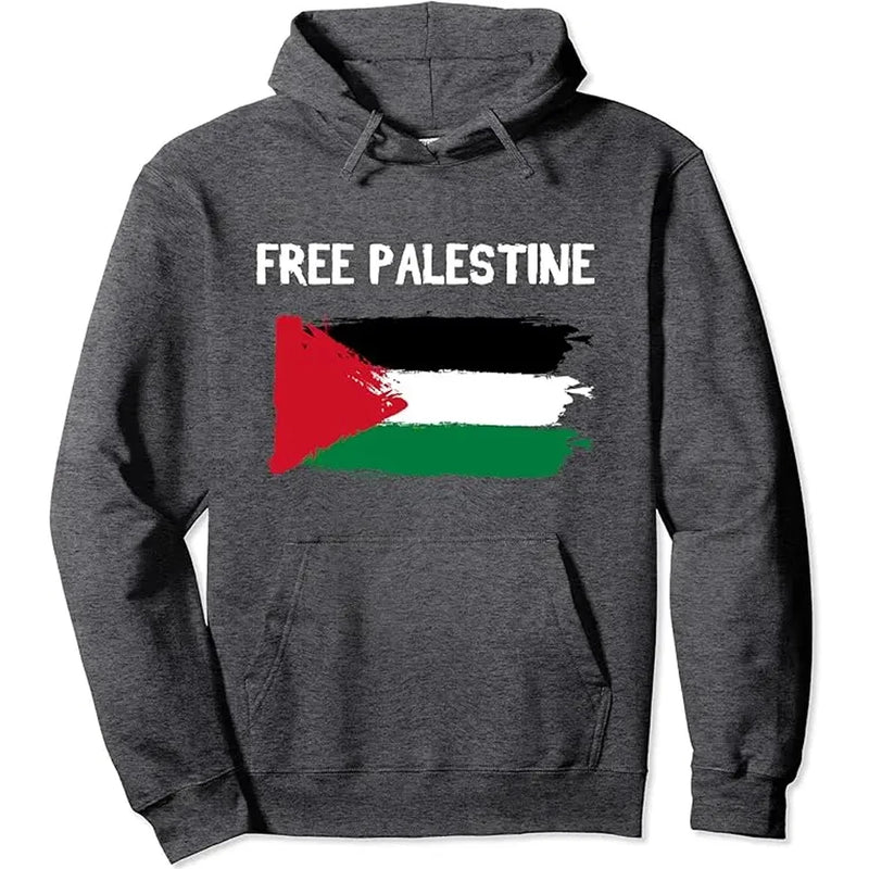 Moletom Palestina Gaza 100% Algodão Unissex Free Palestine