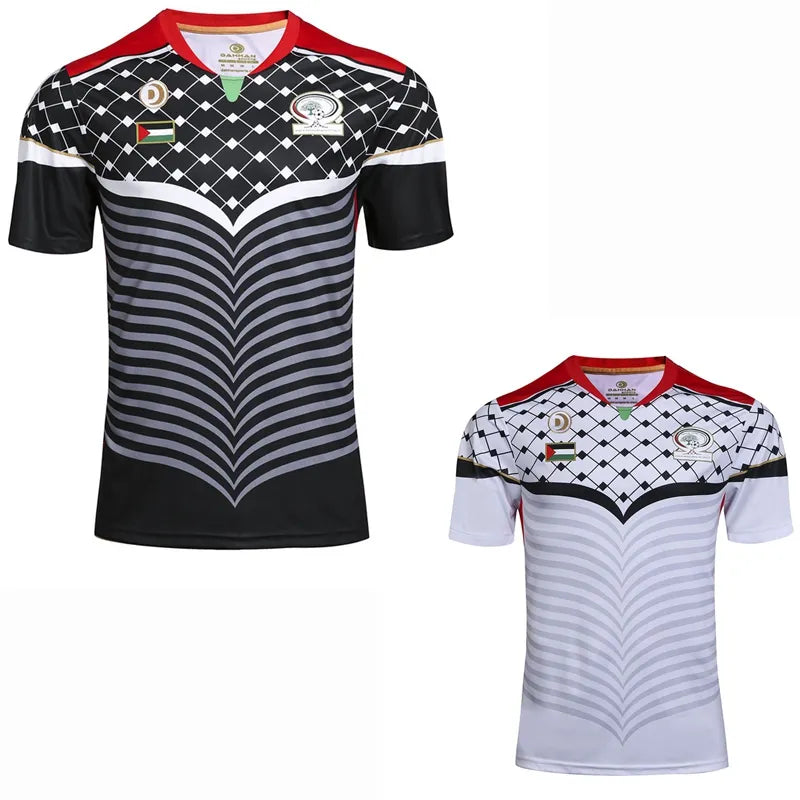 Palestina Camiseta de Futebol Seleção Palestine - 100% Poliéster