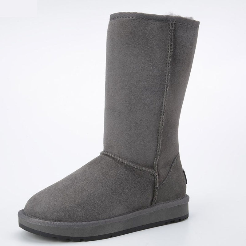 Bota Feminina de Inverno Australiana Forrada com Lã Cano Alto