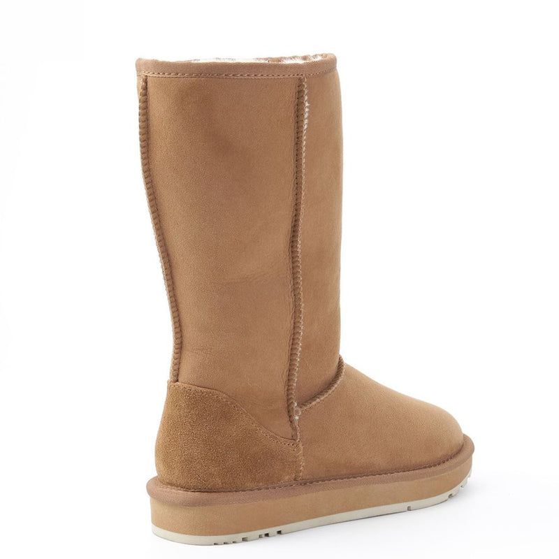 Bota Feminina de Inverno Australiana Forrada com Lã Cano Alto